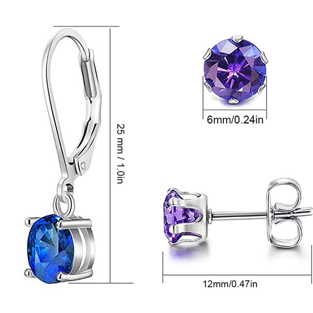 “Sold Out” Sterling Silver 925 Dangle Stud Earrings